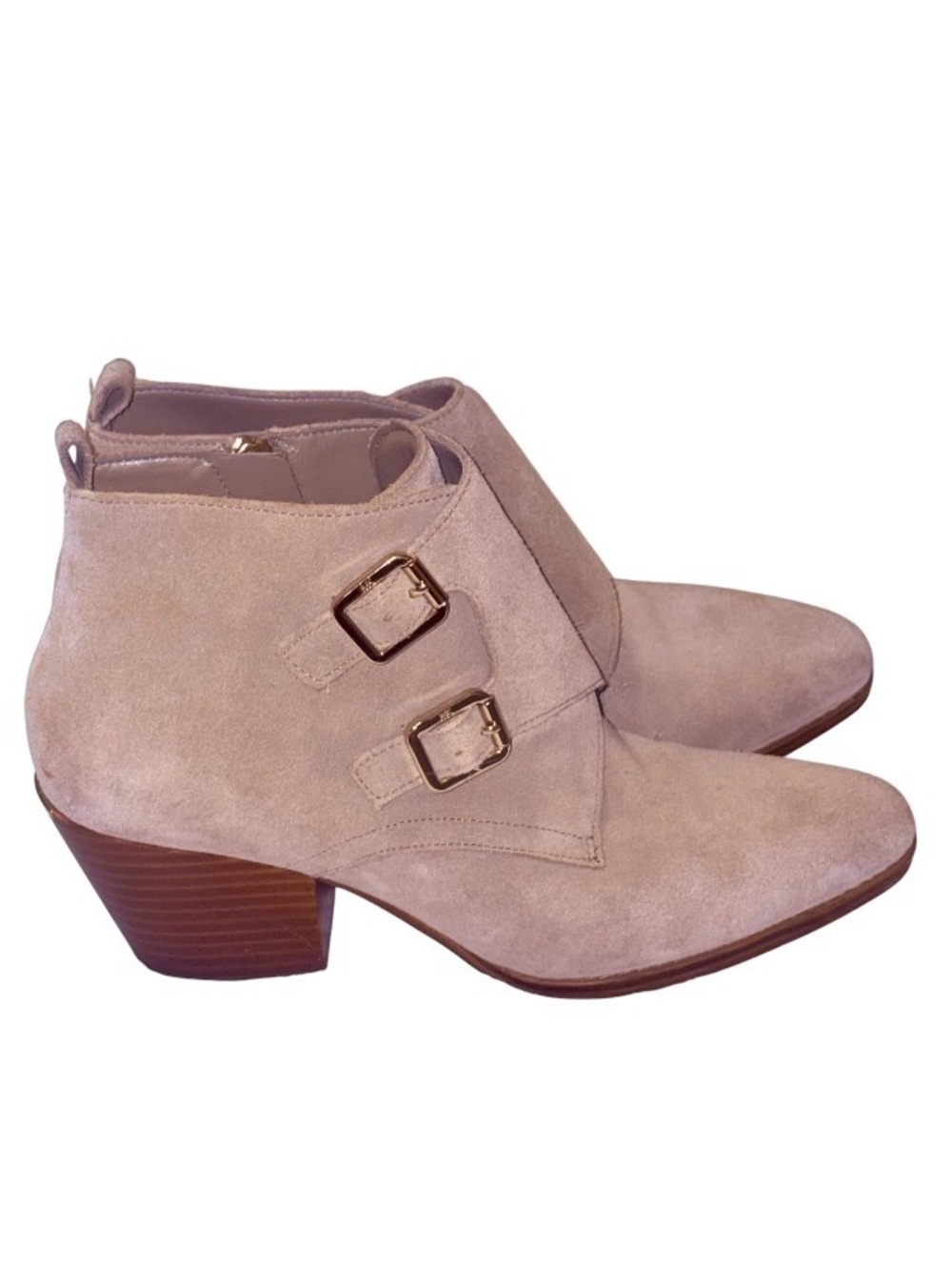 Michael Kors Heeled Zip- Up Ankle Bootie